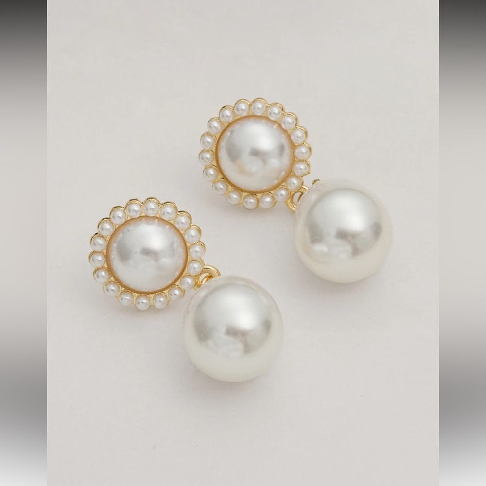 Pearl Drop Earrings M1532